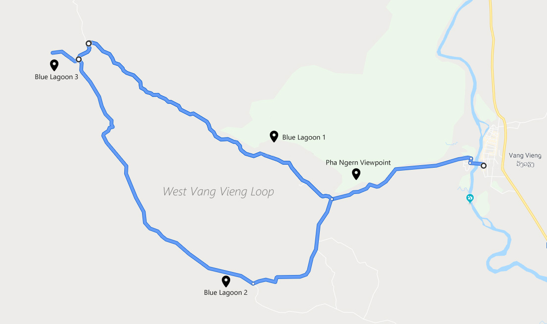 West Vang Vieng Loop