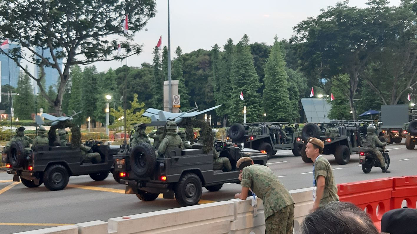 Militaire parade Singapore