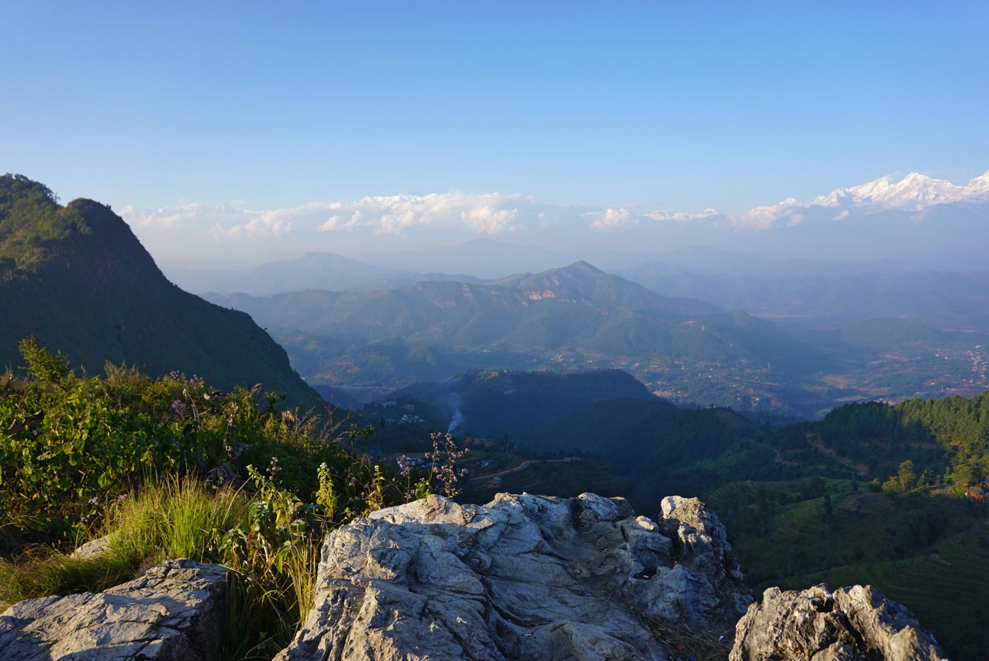 uitzicht Thani Mai Bandipur Nepal