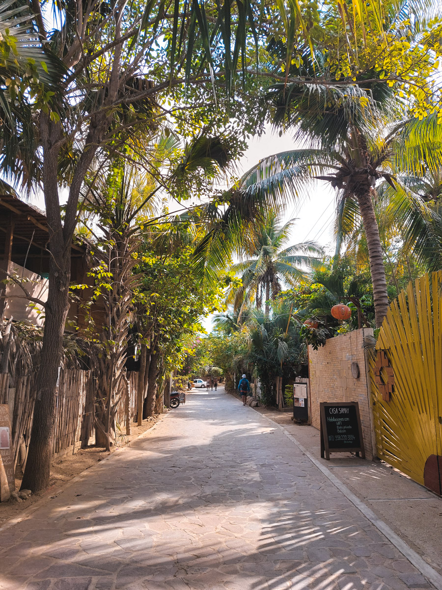 Mazunte street Mexico