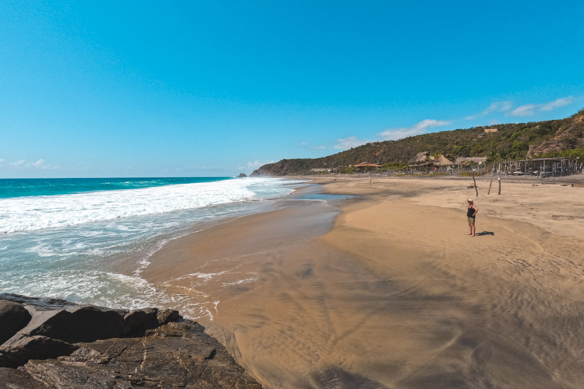 Playa mermejita Mazunte Mexico